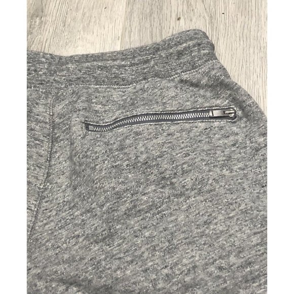 Nike Mens Large Gray Sweatpants Metal Zipper Pocket Elastic Leg Opening - Picture 4 of 7